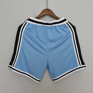 2022 Memphis Grizzlies NBA US Training Shorts Blue Black 2