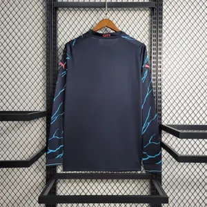 23-24 Manchester City Third away long sleeve size S-4XL Soccer Jerseys 7