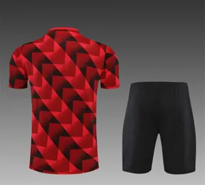 22-23 Bayern Training Suit Short Sleeve Kit Red 18