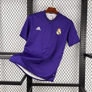 02-03 Real Madrid 100th Anniversary Double Sides Retro Kit Vintage T-Shirt Soccer AAAAJersey Yu