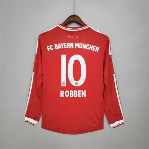 13-14 Bayern Munich Champions League home long sleeve 2