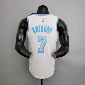 2021 Anthony#7 Lakers Retro White 2