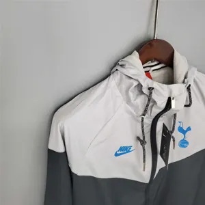 21-22 Tottenham Hotspur Black Grey Windbreaker 5