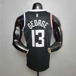 New George #13 Los Angeles Clippers Black 6