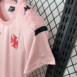 25-26 Vasco Da Gama Pink CRVG Women T-Shirt Football Apparels Soccer AAAAJersey Yupoo 3