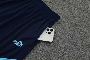 22-23 Marseille vest training suit kit dark blue white 17