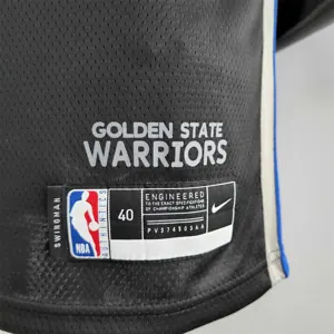 2020 WIGGINS #22 Warriors City Edition Black and Grey NBA Jersey 1