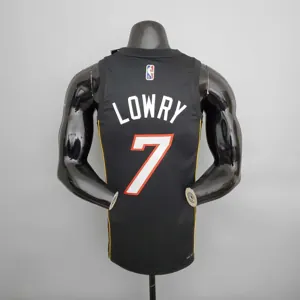 2022 season Lowry #7 Heat City Edition Black 4
