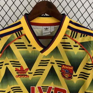 91-93 Retro Long Sleeve Arsenal Away S-XXL 5
