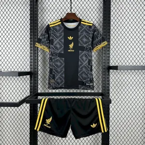 2025 Mexico Gold- Black Kids Kit Youth Apparels Soccer AAAAJersey Yupoo