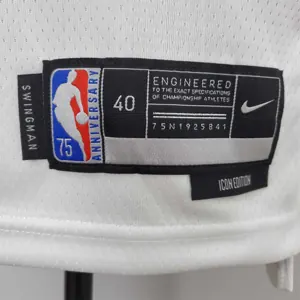 75th Anniversary Curry #30 Nets White NBA Jersey 3