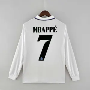 22-23 Real Madrid home long sleeve 11