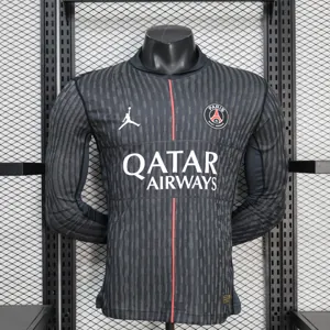 2025-26 PSG Away long sleeved football jersey player version AAAA Jersey Drop ship Yupoo