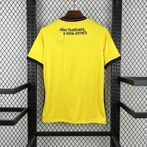 2026 World Cup Ecuador Home Yellow Soccer Shirt Fan Version 3
