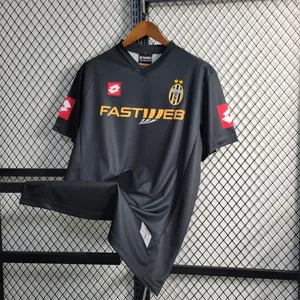 01-02 Juventus away retro jersey soccer supplier S-2XL 9