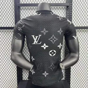 25-26 Real Madrid x LV Black Special Player Version Shirt Soccer AAAAJersey Yupoo 4