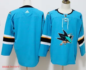 San Jose Sharks ice hockey jersey M-3XL 圣何西鲨鱼队冰球服 2