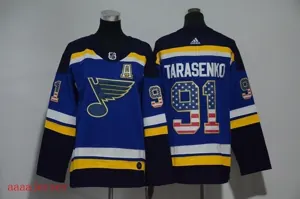 St. Louis Blues kids ice hockey jersey SM-LXL 圣路易蓝调队童装冰球服 2