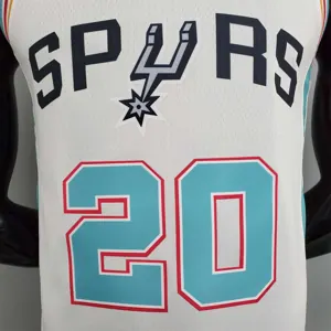 2022 season Ginobili #20 Spurs City Edition White 1