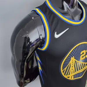 2022 75th Anniversary green#23 Warriors City Edition Black 7