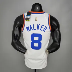 WALKER#8 75th Anniversary Knicks White 4