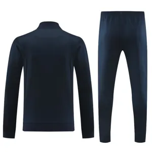 24-25 Real Madrid Long Sleeve Kits Black Jacket Suits Soccer Jerseys Yupoo 2