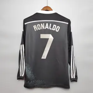 14-15 Real Madrid third away long sleeve 6