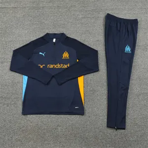 24-25 Marseille Long Sleeve Training Suit Football Shirts 1