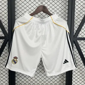 25-26 Real Madrid Home Kit Shorts Soccer AAAAJersey Yupoo S-2XL