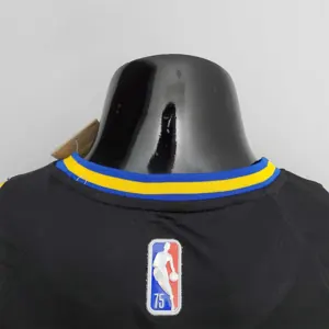 2022 75th Anniversary Golden State Warriors TOSCANO#95 Mexico Edition Black NBA Jersey 5