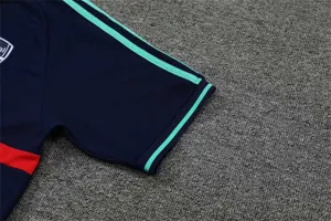 Polo Arsenal sapphire blue with red border 2