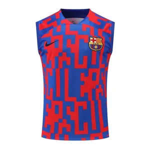 22-23 Barcelona vest training suit kit red and blue camouflage 15