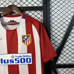 16-17 Atletico Madrid Home Retro Kit Vintage Shirt Soccer AAAAJersey Yupoo 4