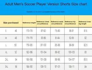 All Products Size Chart 3