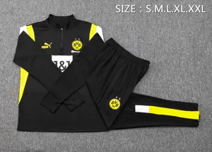 23-24 Dortmund Long Sleeve Training Suit Yupoo 2