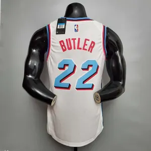 BUTLER #22 Miami Heat white 3