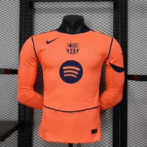 25-26 Barcelona Third Away Kit Player Version Long Sleeve Shirt AAAAJersey Supply Yupoo