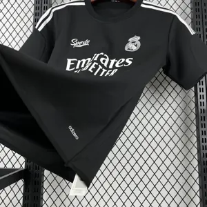26-27 Mens Real Madrid Lifestyle Football Black T-Shirt AAAAJersey Wholesale Yupoo 3