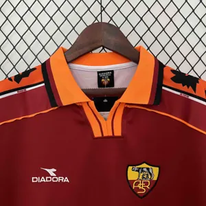98-99 Roma Home Retro Kit Soccer Uniform AAAAJerseys Dropshipping Yupoo 6