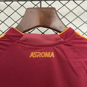 25-26 Roma Home Kids Kit Football Youth Apparels Sport AAAAJersey Supply Yupoo 4