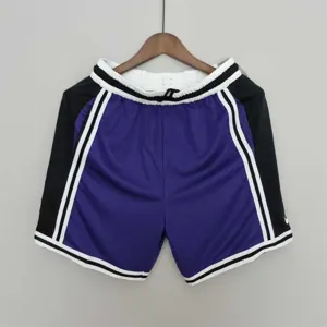 2022 Los Angeles Lakers NBA US Training Shorts Purple Black