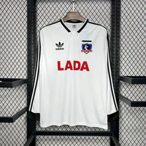 1991 Colo Colo Home Retro Kit Vintage Long Sleeve Shirt Football AAAAJersey Wholesale Yupoo 5