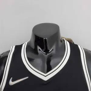75th Anniversary Curry #30 Nets Black NBA Jersey 4
