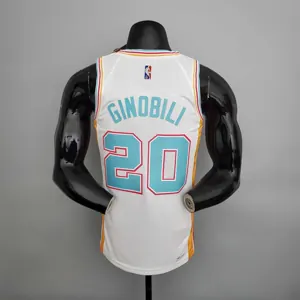 2022 season Ginobili #20 Spurs City Edition White 8