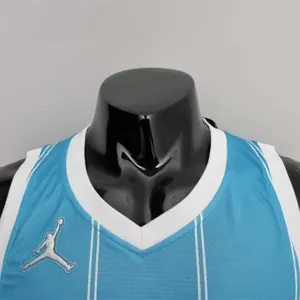 75th Anniversary Ball #2 Charlotte Hornets Blue NBA Jersey 9