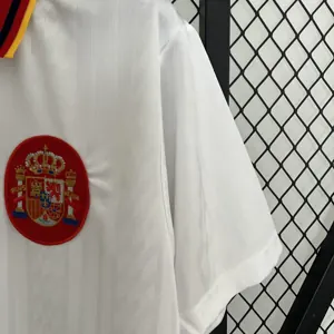 1994 Spain away white retro jersey 5