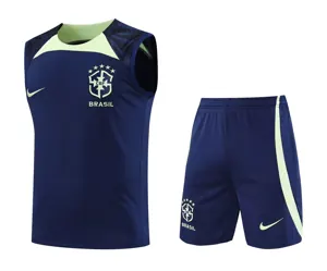2022 Brazil vest Training Jersey blue