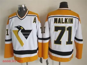 Pittsburgh Penguins retro ice hockey jersey M-3XL 匹兹堡企鹅队复古冰球服