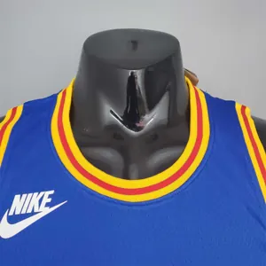 WIGGINS#22 75th Anniversary Warriors Blue 7