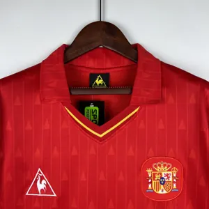 88-91 Retro Spain Home S-XXL Soccer Jerseys 6